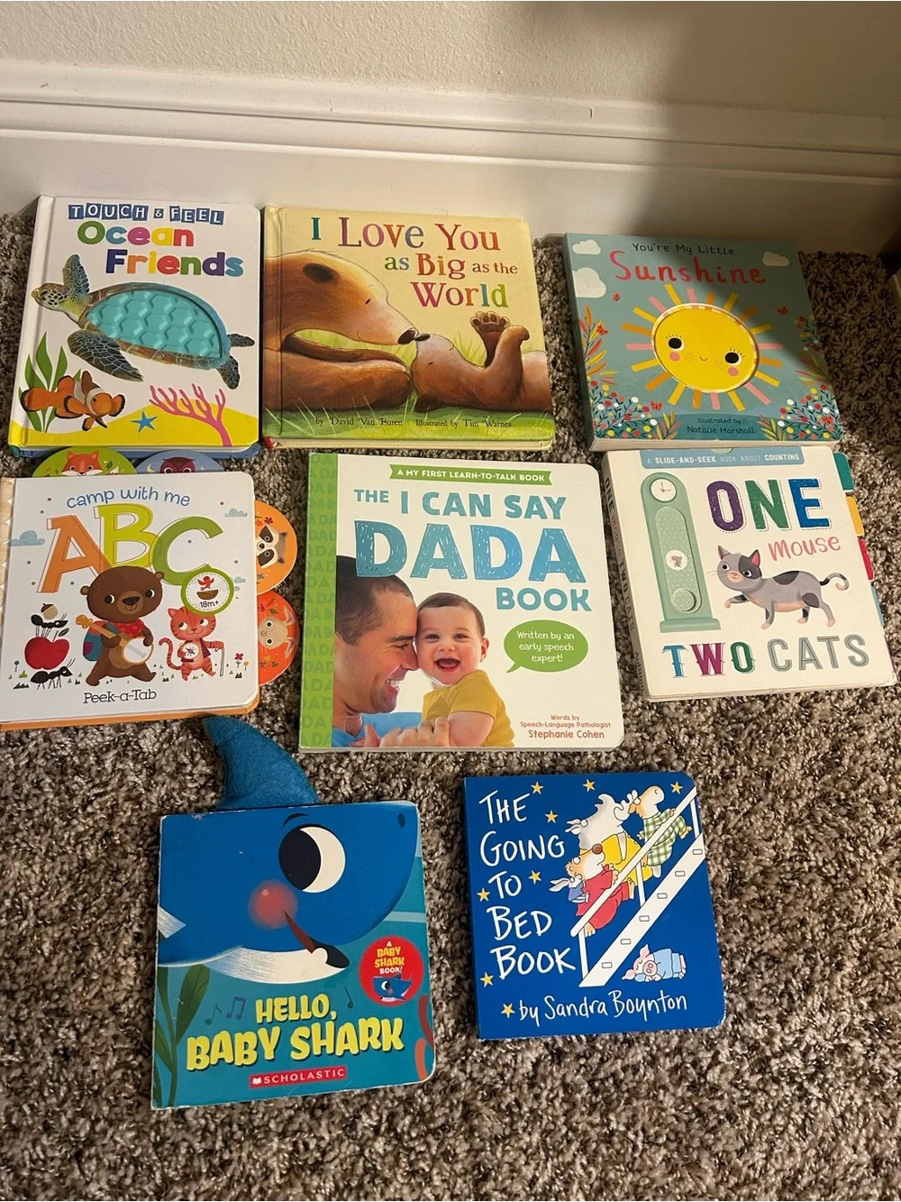 8 Kids Children’s Board Books Bundle Lot